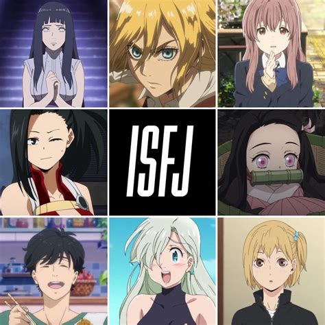 isfj anime characters